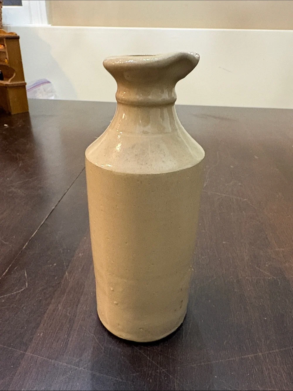 Vintage Primitive English Stoneware Master Ink Bottle